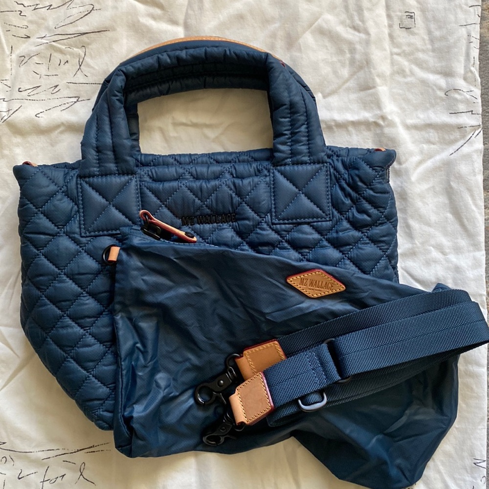 MZ Wallace Mini Metro Tote Deluxe Deep Teal